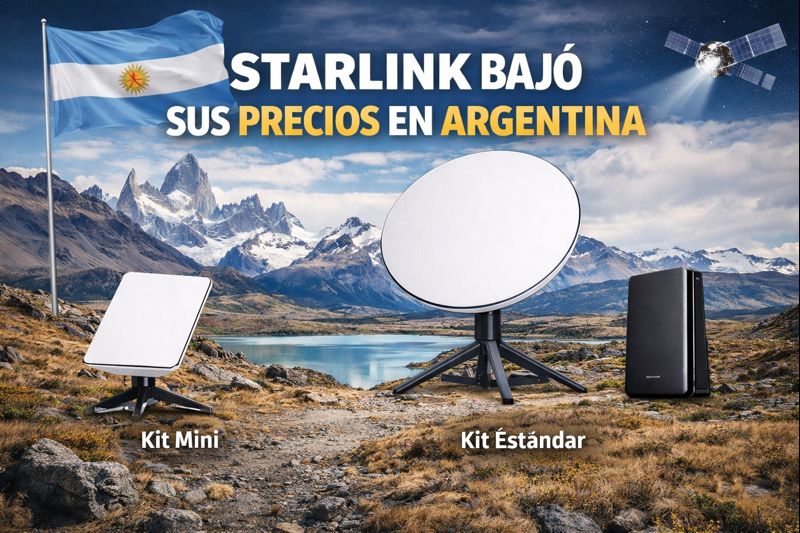 Starlink bajó los precios en Argentina